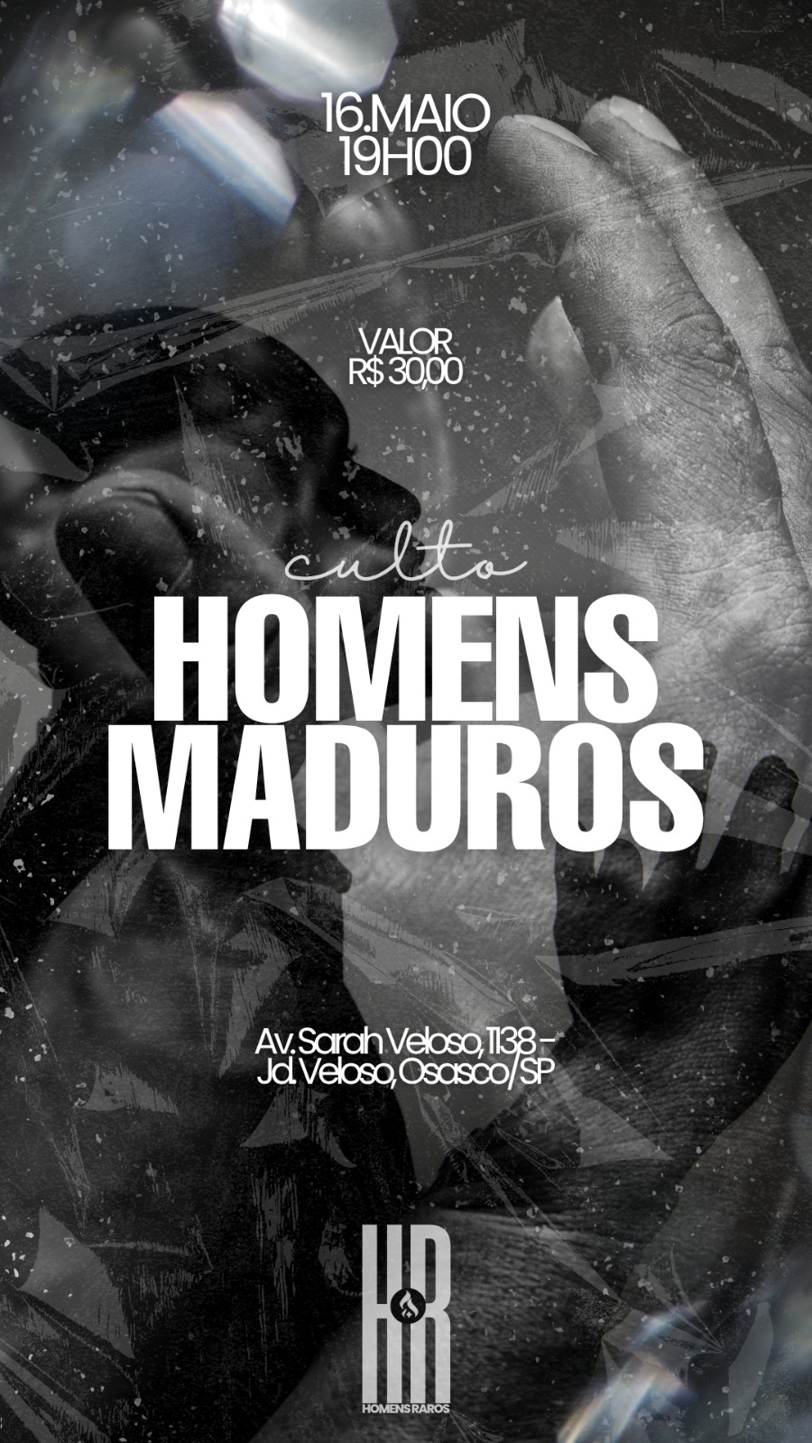 CULTO DE HOMENS (Churrascão no final)