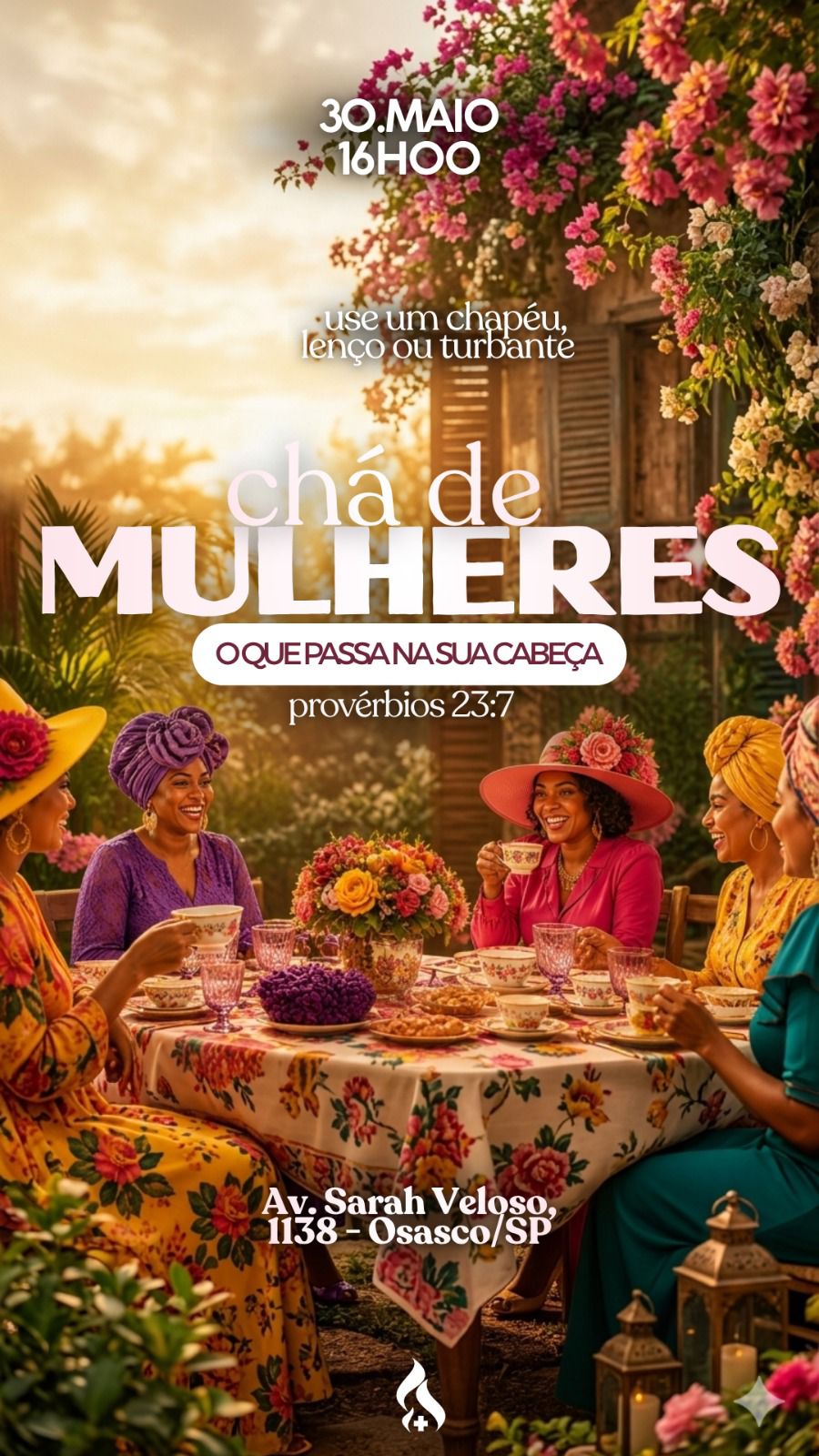 CHÁ DE MULHERES (O QUE TEM NA SUA CABEÇA? Pv 23:7)